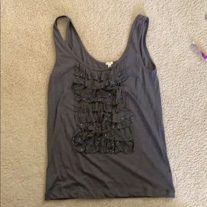 Jcrew sparkle blouse/tank